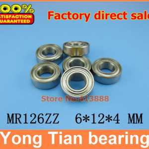 NBZH sale price 200pcs/lot free shipping miniature  ball bearing (stainless steel 440C material) SMR126ZZ 6*12*4 mm