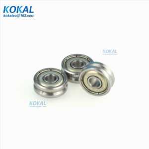 [V0413-5]1PCS high quality V type groove Guide track wheel roller pulley Gcr15 chrome steel V concave 624VV 0413V 4*13*5mm