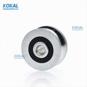 [U30-14] 1PCS U/V Groove U626ZZ U Groove Ball Bearing Guide Pulley For Rail Track Linear Motion System 6*30*14mm mounted bearing