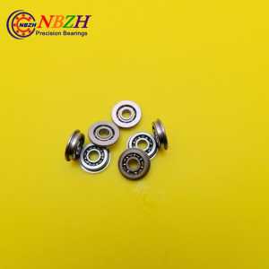 500pcs/lot free shipping Wholesale MF93 OPEN 3*9*10.2*2.5*0.6 metric series flanged miniature deep groove ball bearing