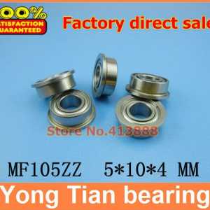 1pcs High Quality SUS440C environmental corrosion resistant flanged stainless steel bearings SMF105ZZ 5*10*11.6*4*0.8 mm