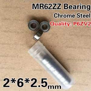[CMMR62ZZ-P6]Free Shipping 10pcs ABEC-7 P6 low noise MR62-2Z R620W52zz ball bearing 2*5*2.5