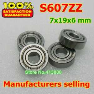 (1pcs) SUS440C environmental corrosion resistant stainless steel deep groove ball bearings S607ZZ 7*19*6 mm
