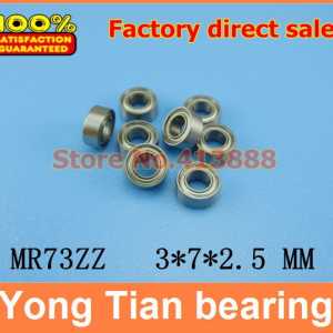 NBZH free shipping Double Shielded Mini Deep Groove Ball Bearings MR73ZZ 3*7*2.5 mm high quality  ABEC-5 Z2  500pcs/lot