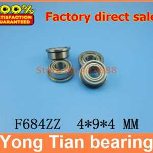 F684 F684-ZZ F684ZZ F684-2Z F684Z zz z 2z DDLF-940ZZ Flanged Flange Deep Groove Ball Bearings 4 x 9 x 4mm High Quality