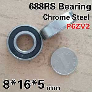 Free Shipping 10pcs P6ZV2 688-RS 6882RS 688-RZ L-1680RS ball bearing 8mm*16mm*5mm bearing
