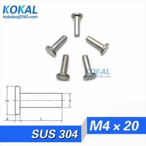 [304-M4*16]100PCS Free Shipping 304 stainless steel M4 Series pan head blind rivets M4*20mm with 20mm length rivets