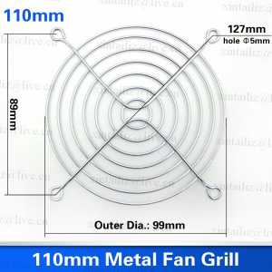 [Grill-110mm]Free shipping 10pcs factory directly sale metal fan grill protecting net 110mm*110mm fan net
