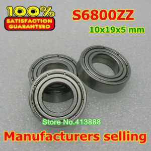 88888  high quality ABEC-1 Z2V1 SUS440C  stainless steel deep groove ball bearings S6800ZZ 10*19*5 mm