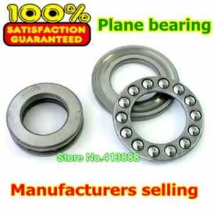 10pcs Free Shipping Axial Ball Thrust Bearing 51100 10*24*9 mm Plane thrust ball bearing