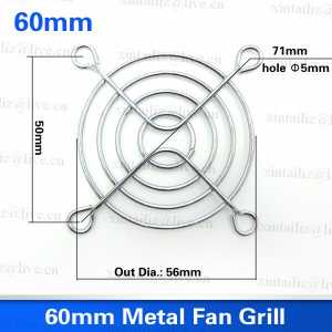 [Grill-60mm]10pcs free shipping finger guard metal fan net 60mm*60mm fan 2.5inches fan Grill