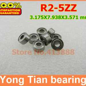 R2-5zz Bearing Abec-5 1/8"x5/16"x9/64" Inch Miniature R2-5 Zz Ball Bearings For Rc Models 3.175X7.938X3.571 MM