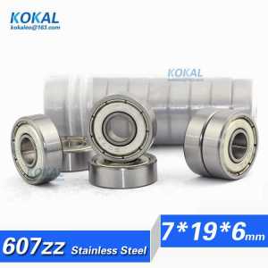 [S607ZZ]10PCS Free Shipping stainless steel 440C ABEC-3 deep groove Ball Bearing S607 S607-2Z S607ZZ S60017-2Z 7mm*19mm*6mm