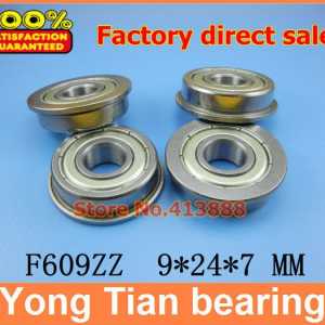 500pcs/lot free shipping Wholesale Flange ball bearing F609ZZ 9*24*7 mm
