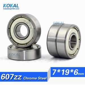 [CM607ZZ]10PCS Free Shipping chrome steel iron cover double ball braring 607 607-2Z 607ZZ 60017-2Z ball bearing 7mm*19mm*6mm