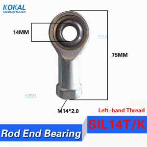 [SIL14T/K] high quality fish eye left-hand female thread rod ends joint bearing SIL14T/K PHSAL14 internal 14MM bearings