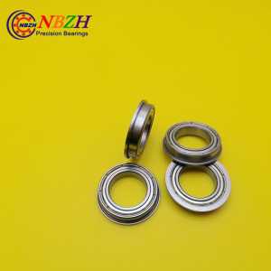 NBZH sale price 200pcs free shipping flange bearing Thin wall deep groove ball bearings F6802-2RS 15*24*26*5*1.1 mm ABEC-1 Z2