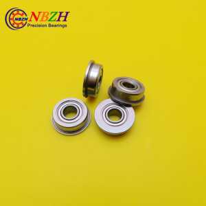 10pcs free shipping flange bushing ball bearings F605ZZ 5*14*5 mm