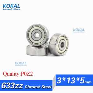 [CM633ZZ-P2]Free Shipping 10pcs model instrument high quality ABEC-5 633zz 633-2Z bearing 3*13*5mm