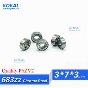 [C683ZZ-P6]Free Shipping 10pcs ABEC-7 Gcr15 equipment micro minisize 683zz 618/3-2ZZ ball bearing 3*7*3