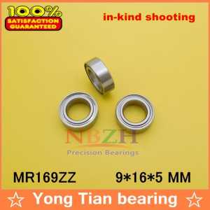 ABEC-5 bearing metal Sealed Miniature Mini Bearing MR169 MR169ZZ chrome steel bearings MR169ZZ bearing 9*16*5 MM