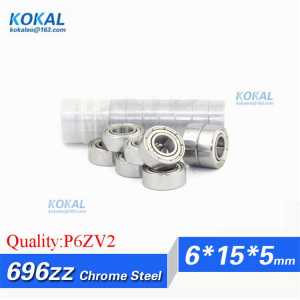 [C696ZZ-P6] Free Shipping 10pcs ABEC-7 Gcr15 steel ball bearing W619/6ZZ 1080096ZZ 696Z 696 bearing 6*15*5mm