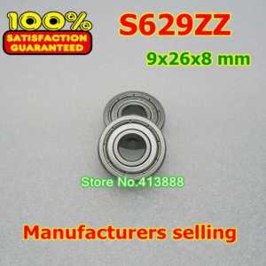 (1pcs) SUS440C environmental corrosion resistant stainless steel deep groove ball bearings S629ZZ 9*26*8 mm