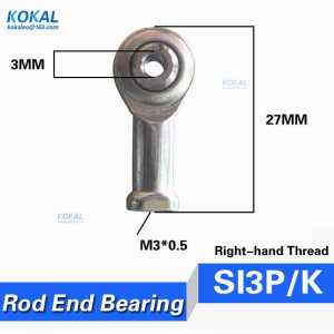 [SI3P/K] miniature Rod Ends Joint Bearing with right hand female thread on ptee-matallic fabric maintenance SI3T/K PHSA3 ROD END
