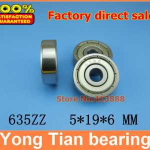 (1pcs) Deep Groove Radial Ball Bearings 635ZZ 635-2RS S635ZZ S635-2RS 5*19*6 mm