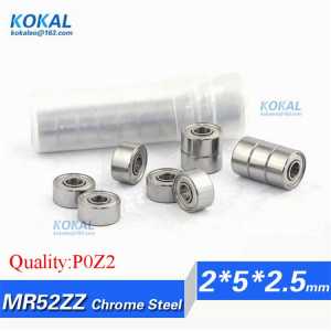 [CMR52ZZ-P2]Free Shipping 10pcs micro deep groove ball bearing MR52zz MR52 ABEC-5 638/2ZZ toy bearing 2*5*2.5mm