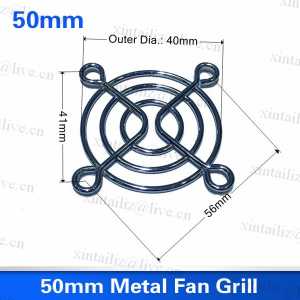 [Grill-50mm]10pcs free shipping welded 50mm flow fan metal net dustproof figer guard grill net filter 50mm net