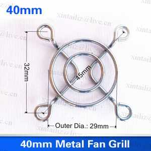 [Grill-40mm]10pcs free shipping 40mm*40mm fan metal net grill welded fan guard net fulter 40mm fan net
