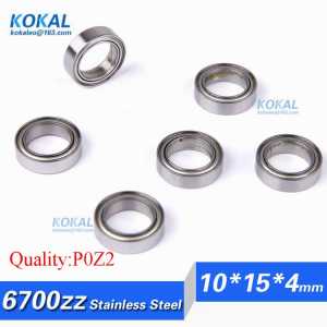 [S6700ZZ-P2]Free Shipping 10pcs stainless steel ultra-thin deep groove ball bearings 61700Z 6700ZZ 63700ZZ 10*15*4mm