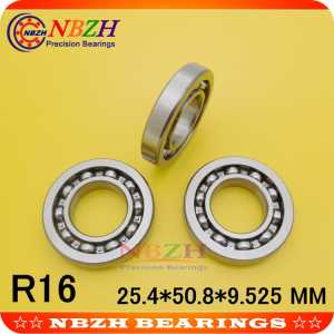 R16 open 1 x 2 x 3/8" english inch Bearing Miniature Ball Radial Bearings EE9  25.4*50.8*9.525
