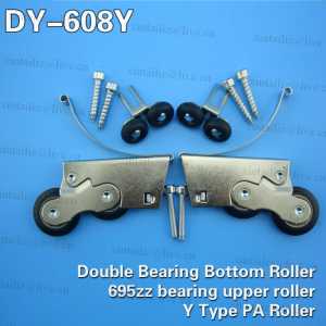 [DY-608Y]hot sale garderobe wardrobe sliding door wheel pulley double sliding window pulley