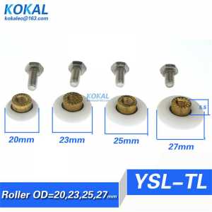 [YSL-TL]shower room copper roller wheel bathromm sliding copper wheel glass door window roller