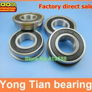 100pcs/lot free shipping Wholesale Flange ball bearing F6004-2RS 15*32*9 mm