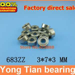 (1pcs) SUS440C environmental corrosion resistant stainless steel deep groove ball bearings S683ZZ 3*7*3 mm