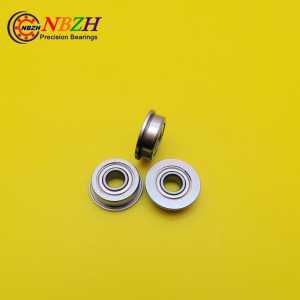 10pcs free shipping flange bushing ball bearings F604ZZ 4*12*4 mm