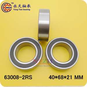 63008ZZ Excavator bearing 63008 2RS 63008-2RS 40*68*21mm 40X68X21mm Double Shielded Deep Ball Bearings Large breadth