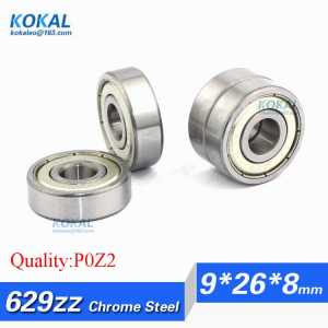 [S629ZZ-P2]Free Shipping 10pcs stainless steel ABEC-5 deep groove ball bearing S629zz S629-2z S629z 9*26*8mm bearing