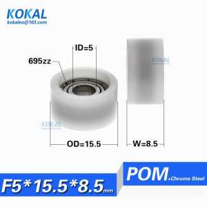 [F0515.5-8.5]Factory Directly minisize ball bearing roller with outer diameter 15.5mm inner 5mm DIY small bearing wheel roller