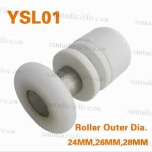 [YSL01]nylon low noise bathromm glass door roller wheel shower room glass sliding door wheel pulley