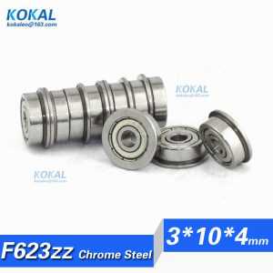 [CMF623ZZ]Free Shipping 10pcs china bearing manufacture flange bushing ball bearing F623zz R-1030ZZ F623 F623-2z 3*10*4mm