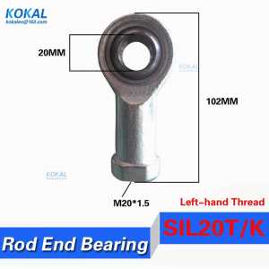 [SIL20T/K] high quality inner 20mm Rod Body with left-hand female thread Rod Ends Bearing SIL20T/K GIKFL-20PW PHSAL20 bearing