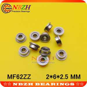 Boutique flange ball bearings MF62ZZ / FR620ZZ size 2*6*7.2*2.5*0.6 mm