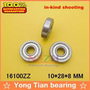 High quality deep groove ball bearing 16100ZZ 16100Z 10*28*8 mm 20pcs/lot free shipping quality