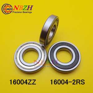 Free Shipping Double Shielded Deep Groove Ball Bearings 16004 16004-2RS 16004ZZ 20*42*8 mm