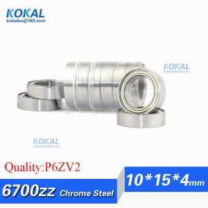 [C6700ZZ-P6]Free Shipping 10pcs ABEC-5 Gcr15 Chrome steel ultra-thin ball bearings 61700Z 6700ZZ 63700ZZ 10*15*4mm