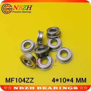 MF104 MF104-ZZ MF104ZZ MF104-2Z MF104Z zz z 2z LF1040ZZ Flanged Flange Deep Groove Ball Bearings 4 x 10 x 4mm High Quality